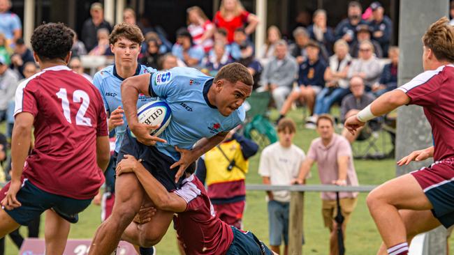 The NSW Waratahs against the Reds in the Super Rugby U16s: Photos: Reds Media.