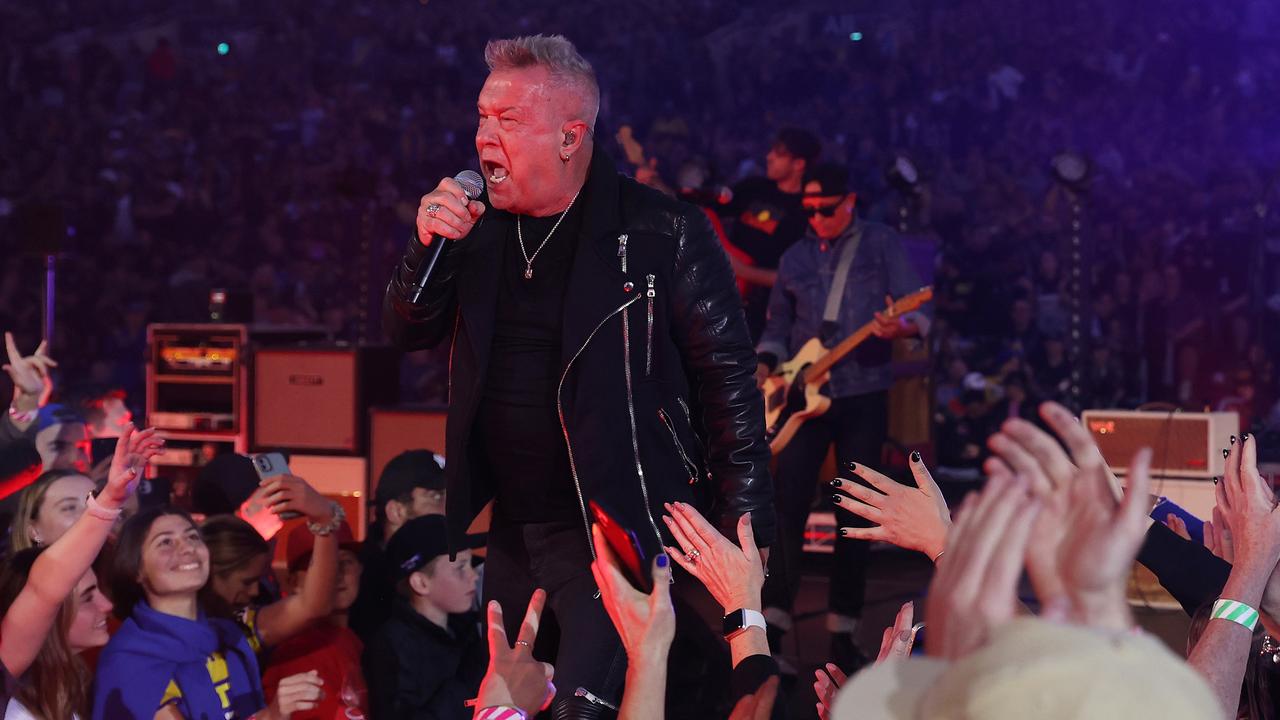 Jimmy Barnes performs ahead of the 2022 NRL Grand Final. (Photo by Mark Kolbe/Getty Images)