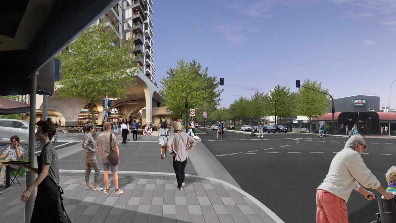 Wider footpaths are included in the O’Connell St revitalisation. Picture: Adelaide City Council