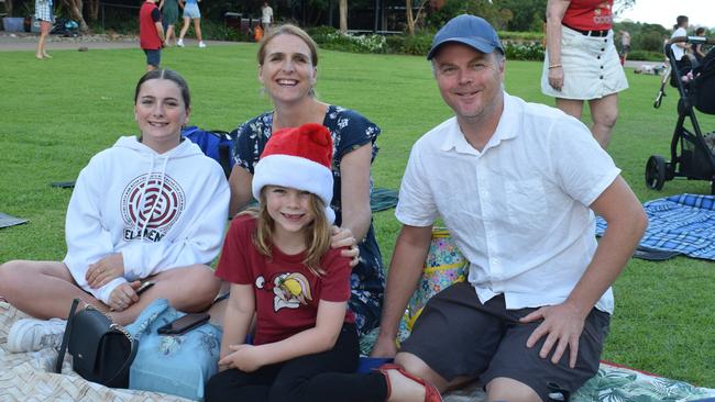 The Tribe family enjoy their time at the 2023 Buderim Community Carols.