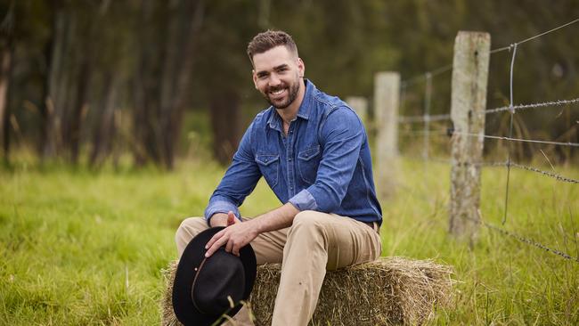 Sam Messina appeared on the 2020 edition of the Farmer Wants a Wife. Picture: Seven Media