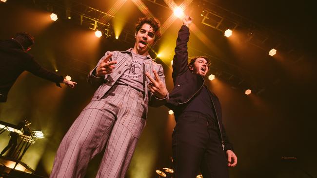 The Jonas Brothers will be rocking out at Australian arenas next March. Picture: Cynthia Parkhurst / Supplied.