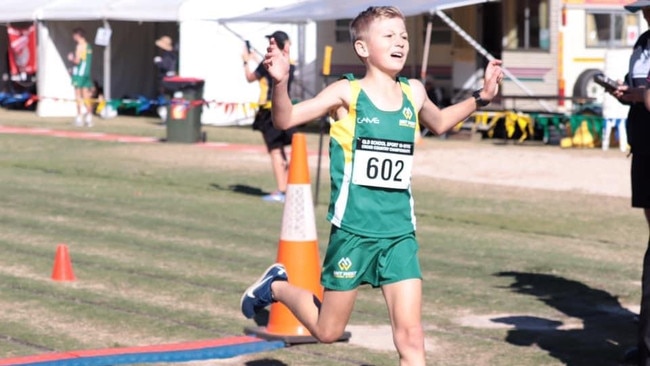 Promising Ipswich athlete Conor Mathewson. Picture: Vic Pascoe