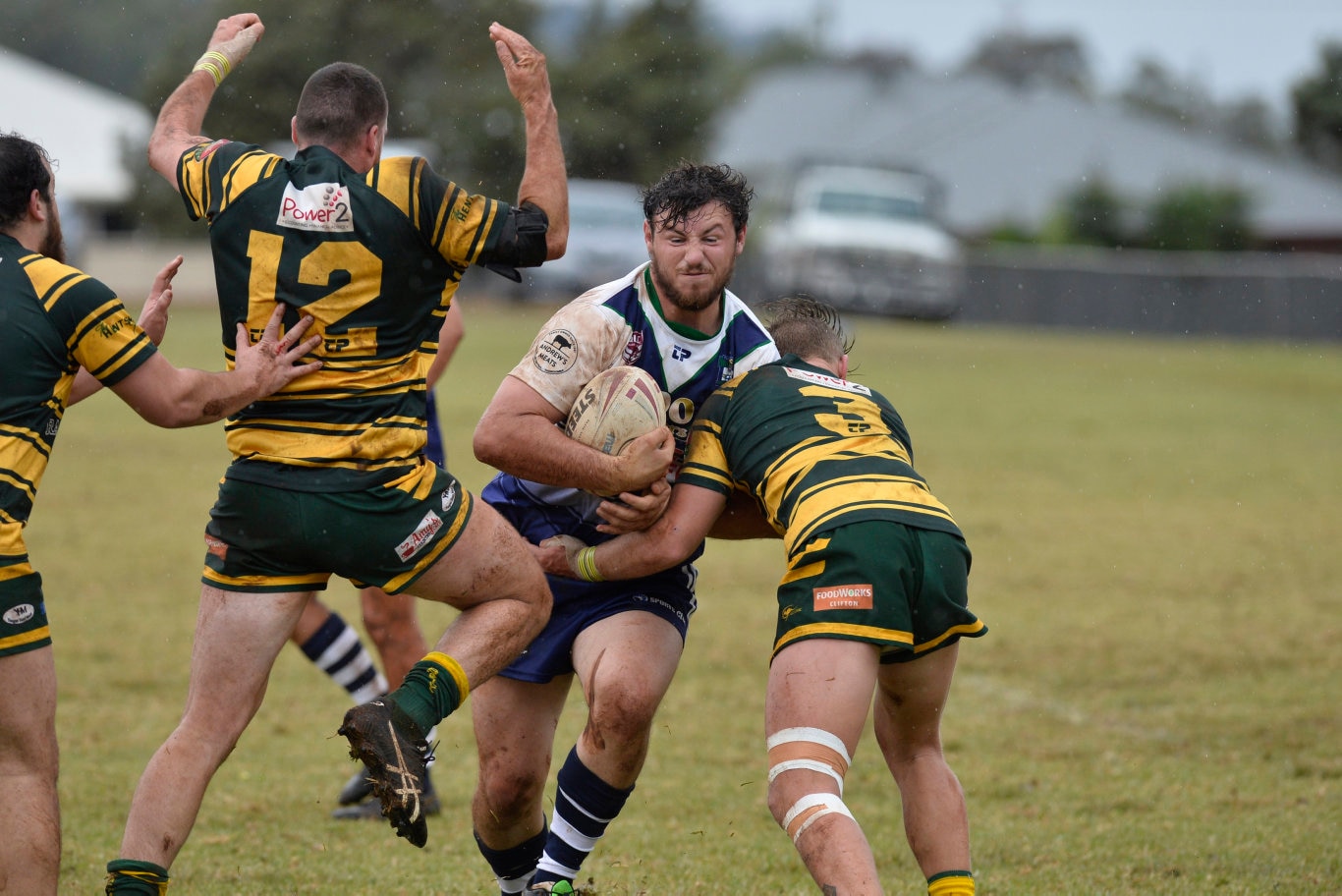 Mitch Betros for Brothers against Wattles in TRL Premiership round nine rugby league at Glenholme Park, Sunday, June 2, 2019. Picture: Kevin Farmer