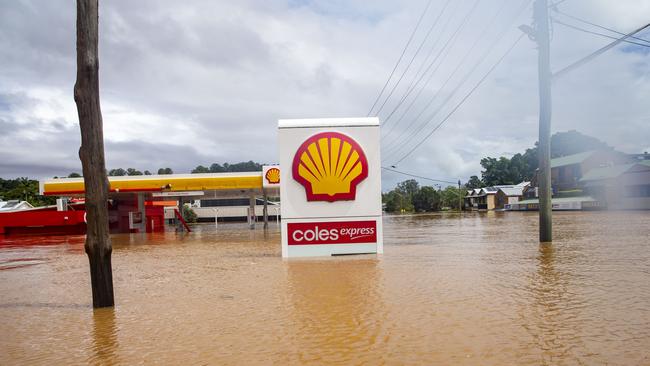 Flooding in Lismore on March 1 last year.