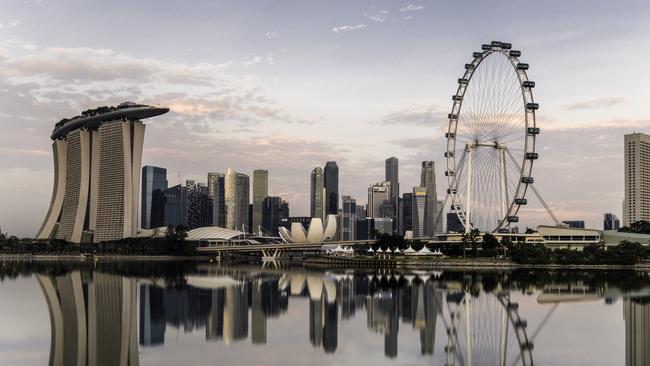 Singapore announced its plan to live with Covid-19 last month. Picture: Getty Images