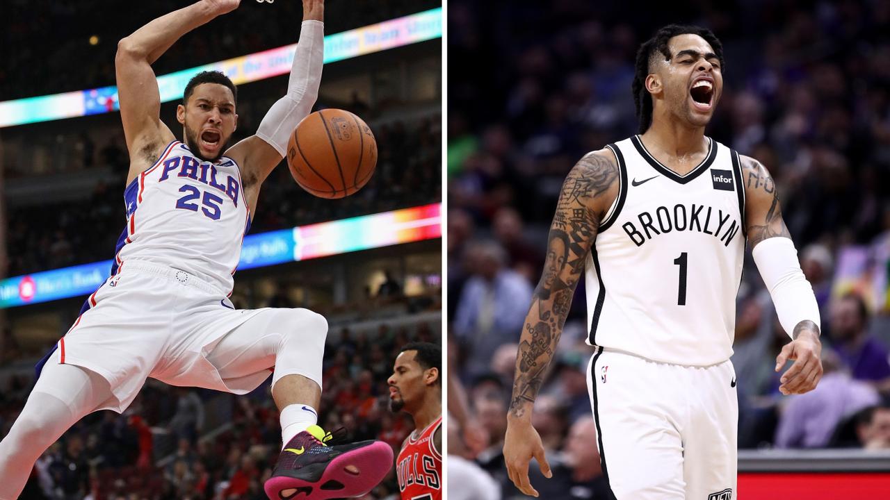 The 76ers and Nets will meet in the first round.