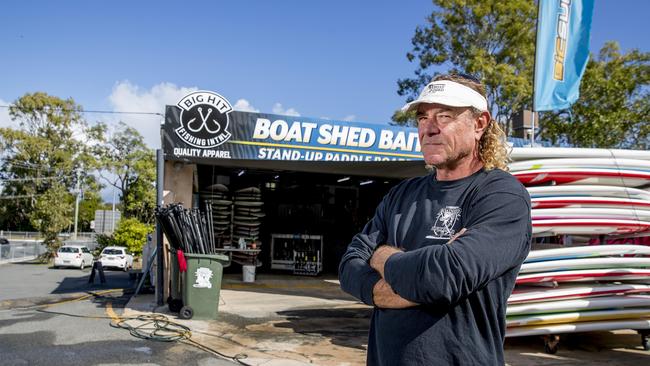 Leo Hoffs, owner of Currumbin Boatshed, said life has been a struggle since the Queensland border closed. Picture: Jerad Williams