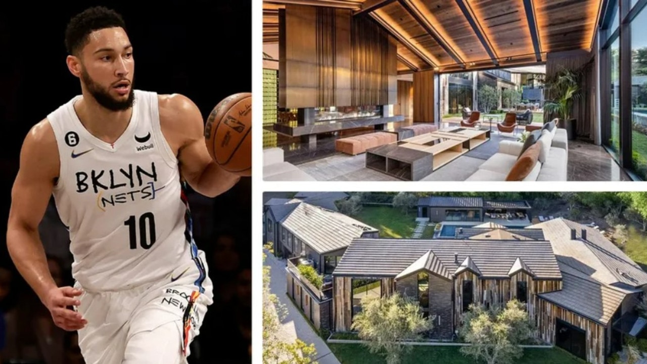 Ben Simmons wants to say goodbye to his LA home. Pictures: Realtor.com / Getty Images