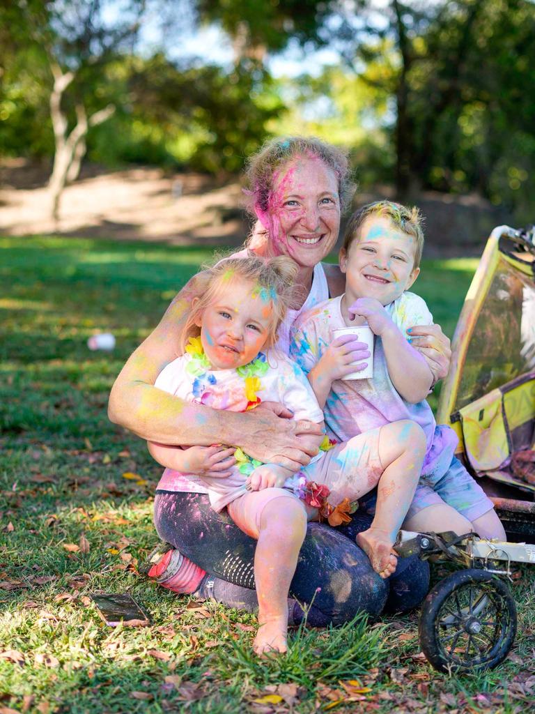 Photos from Cherryandjun Photography of the 2023 Gladstone Colour Me Capricorn fun run for the RACQ CapRescue.