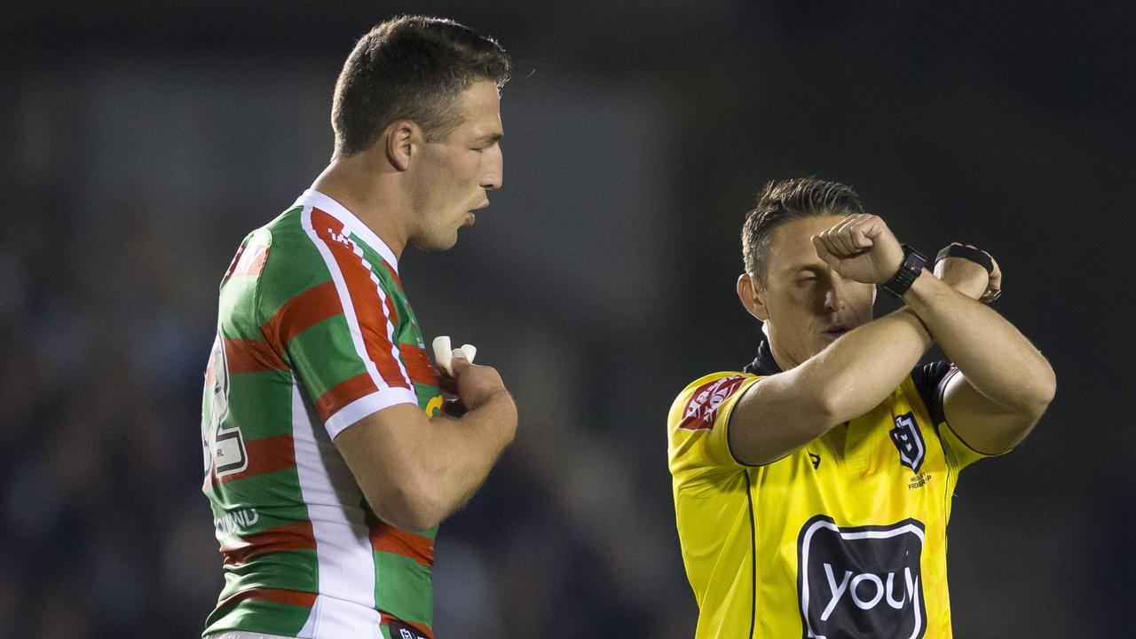 Steve Roach believes Sam Burgess needs to adjust his tackling technique.