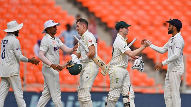 Australia finished the series strong, with a win and draw from the final two Tests. Picture: AFP