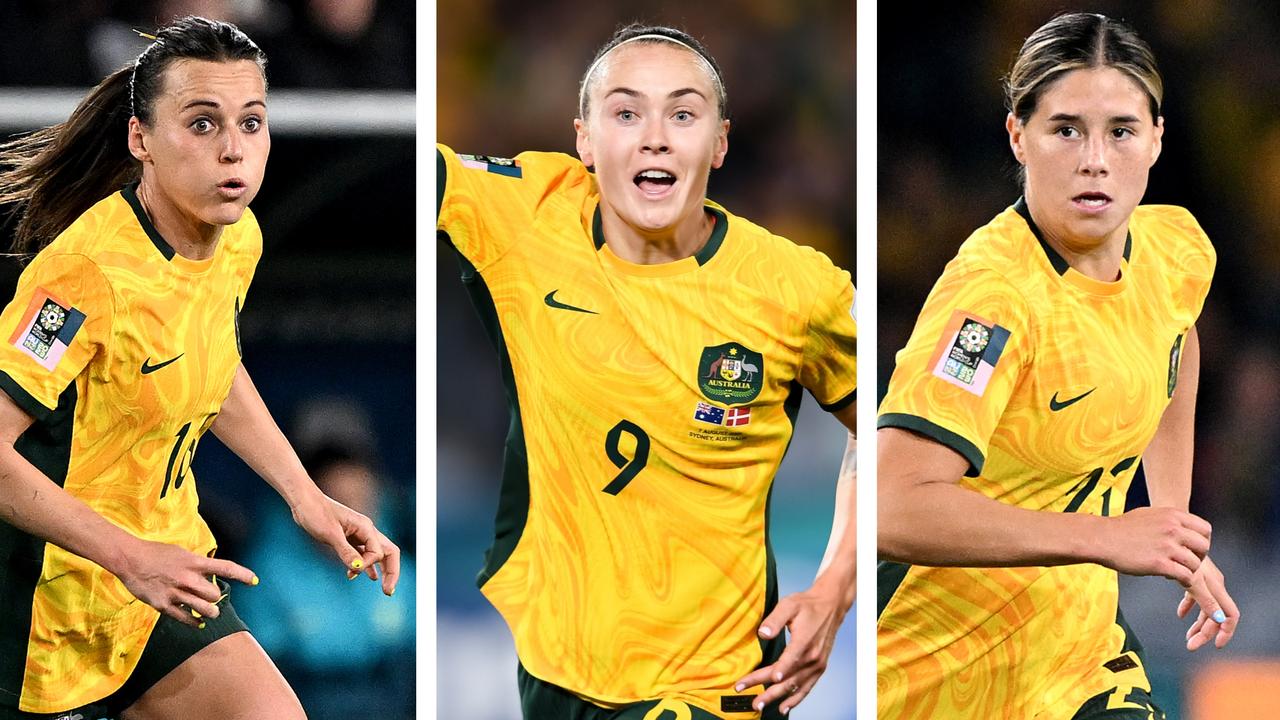 Several Matildas shined against Denmark. Picture: Getty