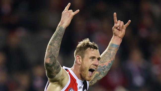 Tim Membrey has been a regular goalkicker and a focal point for St Kilda.