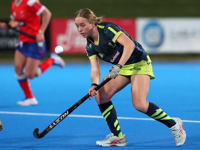 Maddison Brooks is again part of the Hockeyroos squad. Picture: Getty Images