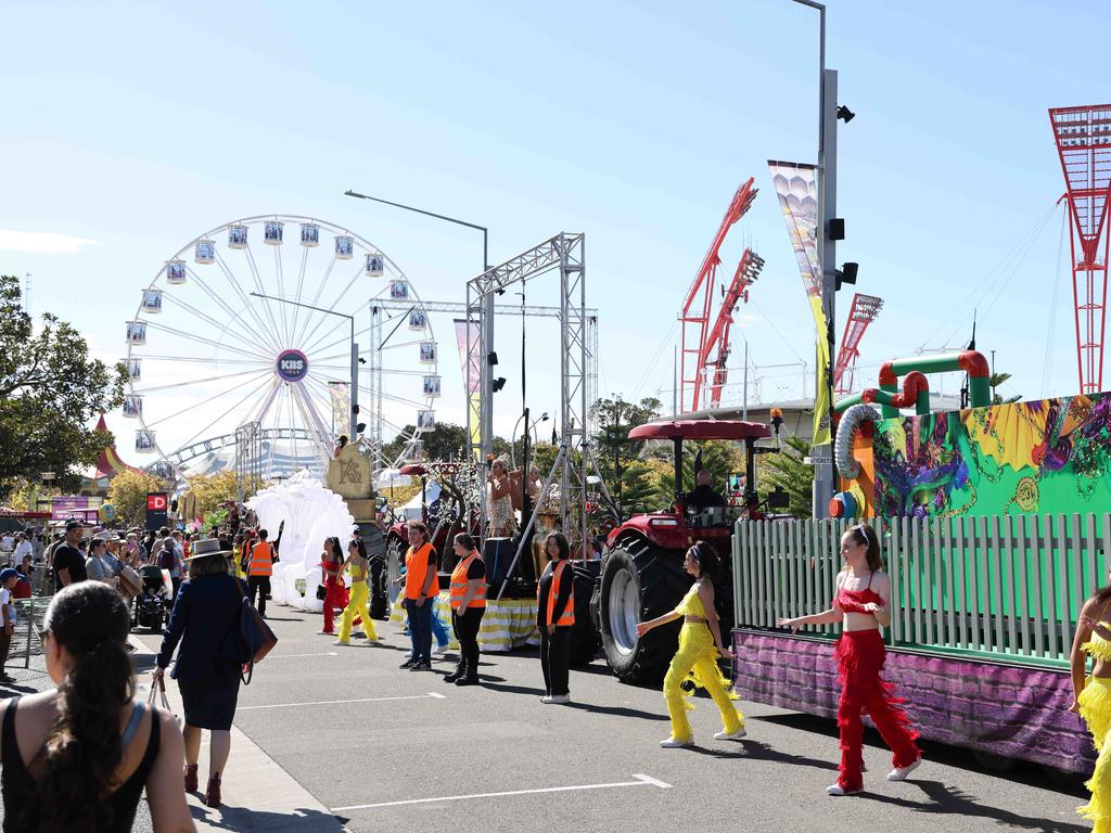 Shane McGrath, the Easter Show’s head of operations, confirmed the slingshot ride would continue to operate across the weekend Picture: NCA NewsWire / Damian Shaw