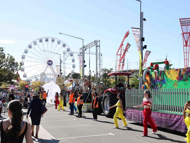 Shane McGrath, the Easter Show’s head of operations, confirmed the slingshot ride would continue to operate across the weekend Picture: NCA NewsWire / Damian Shaw