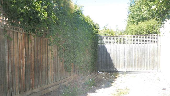 A laneway Bayley used to terrories his victims.