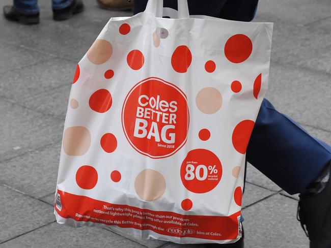 Coles has failed to make firm decisions on plastic in recent months. Picture: AAP