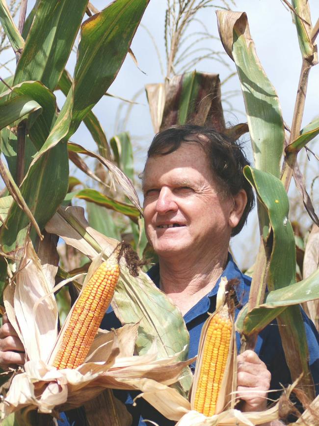 Ian Martin at the Kairi Research Station. Mr Martin was known to be at the forefront of change and research in the Tablelands corn industry.