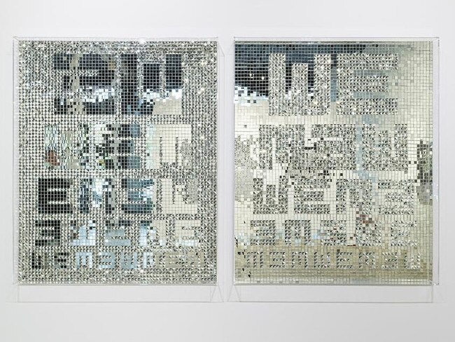 ‘We Are Many (diptych)’ (2022-23) by Ali Tahayori. Picture credit: the artist and This Is No Fantasy (Naarm/Melbourne)