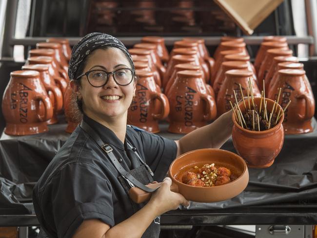 Michelle Di Pietro, owner and head chef at new Epping eatery Abruzzo Lab. Picture:Rob Leeson.