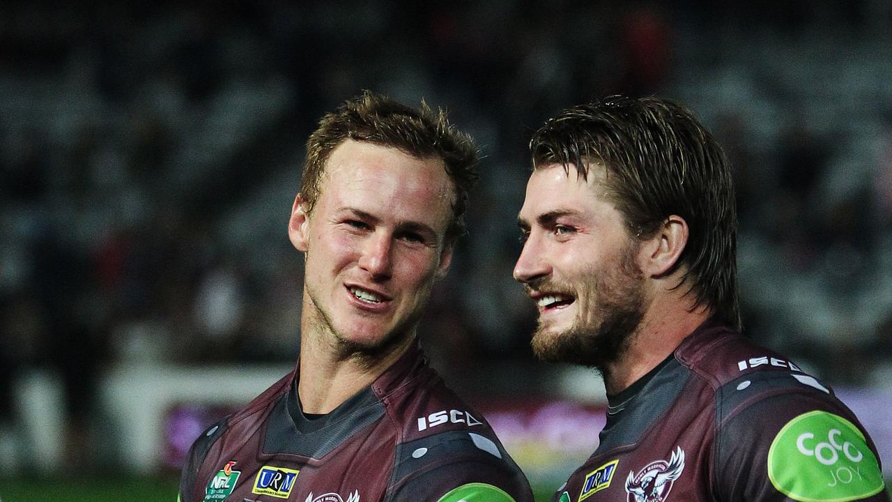 A younger Daly Cherry-Evans and Kieran Foran.