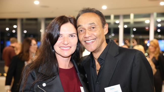 Julia Shtengelova and Bob La Castra at the Gold Coast Australian of the Year Awards 2024 at Skypoint Q1 for Gold Coast at Large. Picture, Portia Large.
