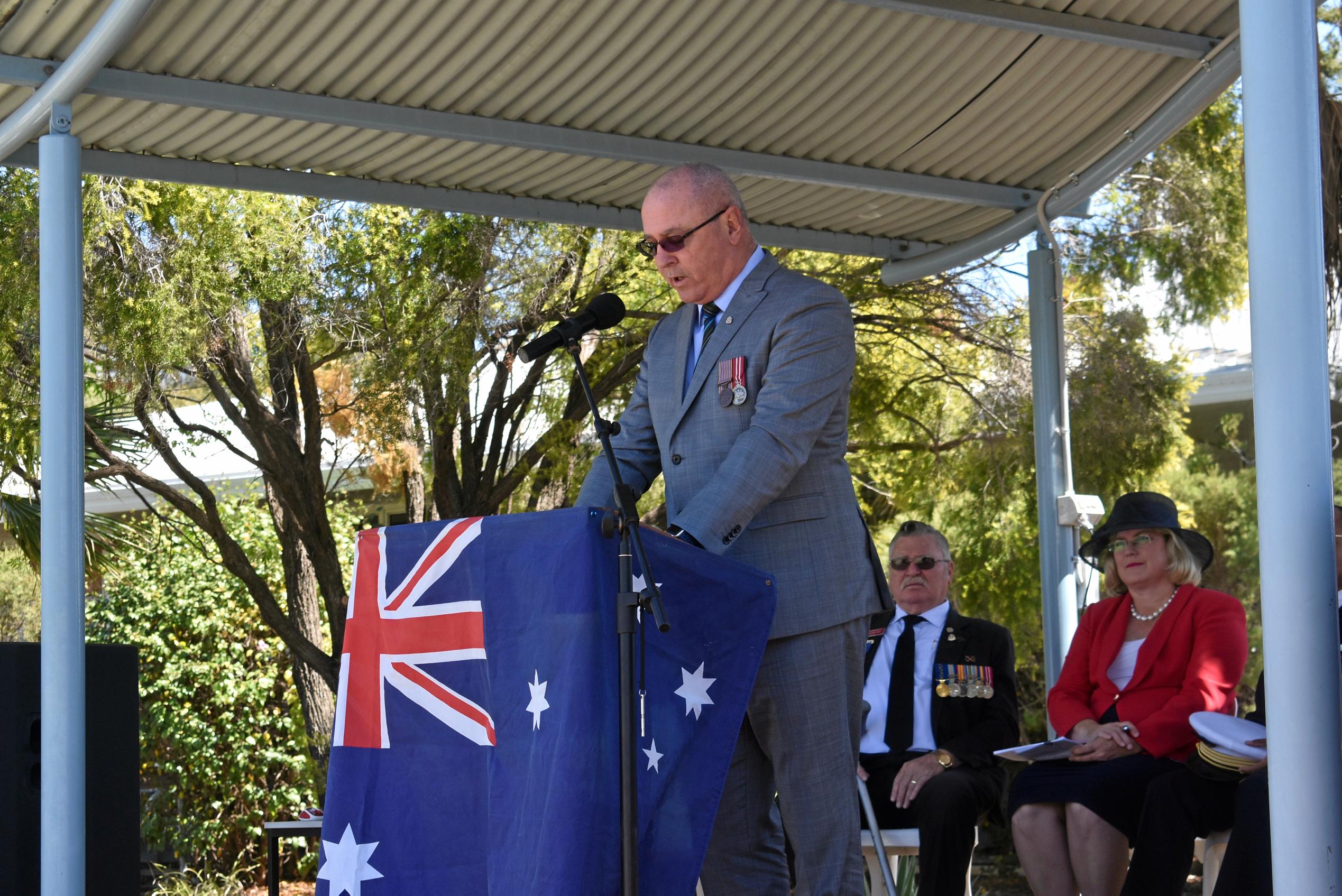 RSL QLD President Tony Ferris. Picture: Jorja McDonnell