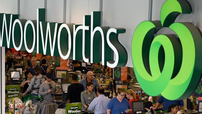 Woolworths is cutting opening hours at its Everton Park supermarket to allow it to serve more home delivery customers. (Photo by PETER PARKS / AFP)