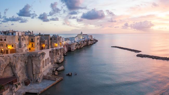 Panorama, Vieste, Promontorio del Gargano, Puglia, Italy. Picture: Getty