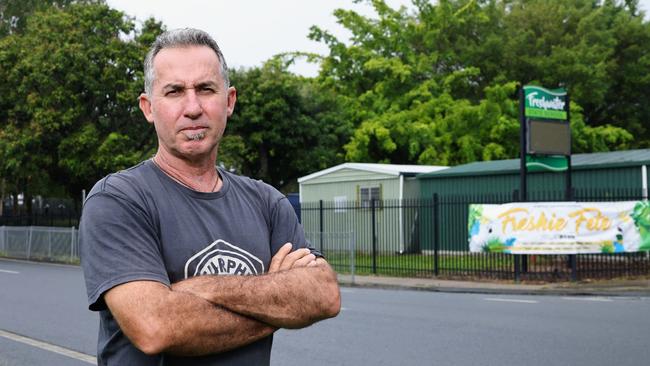 Freshwater State School gardener Gavin Ibbett was so furious when he heard about the removal of the trees that he resigned from his position with the school. Picture: Brendan Radke