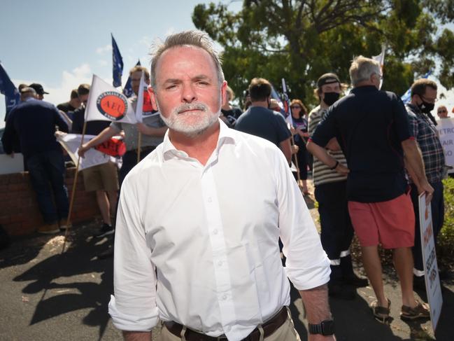 Labor MP David O'Byrne. Picture: Kenji Sato