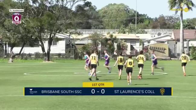 Replay: Brisbane South SSC v St Laurence's College (Junior male) - AFL Queensland Schools Cup SEQ semi-finals