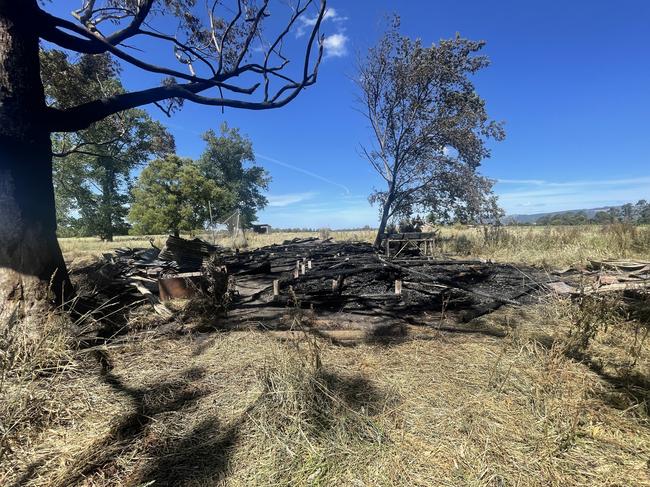 All that is left of the old Yulungah Primary School building in Trafalgar. Picture: Jack Colantuono