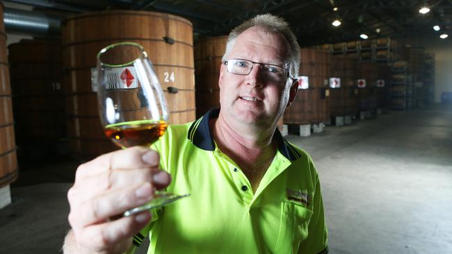 Wayne Stewart, master distiller at Beenleigh Artisan Distillery. Photo Ric Frearson