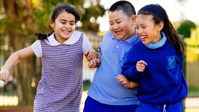 St Johns Park Public School students scored well in the 2019 NAPLAN (file photo). Picture: Jonathan Ng