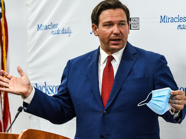 Florida Governor Ron DeSantis. Picture: AFP