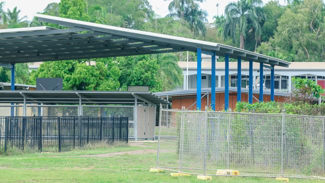 Asbestos was discovered at the Richardson Park site. Picture: Glenn Campbell