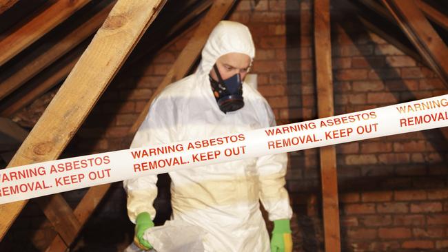 Asbestos was widely used in building materials before 1987. Generic pic.