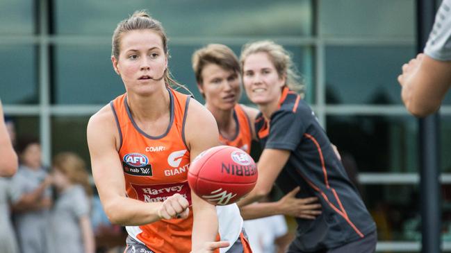 GWS player Nicola Barr is ready for a big season with the Giants.