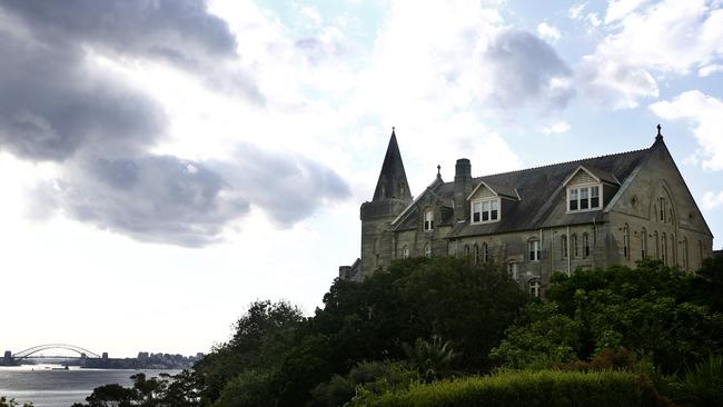 View over Sydney Harbour and Kincoppal-Rose Bay, where fees will rise by 11 per cent for the 2024 school year. Picture: John Appleyard