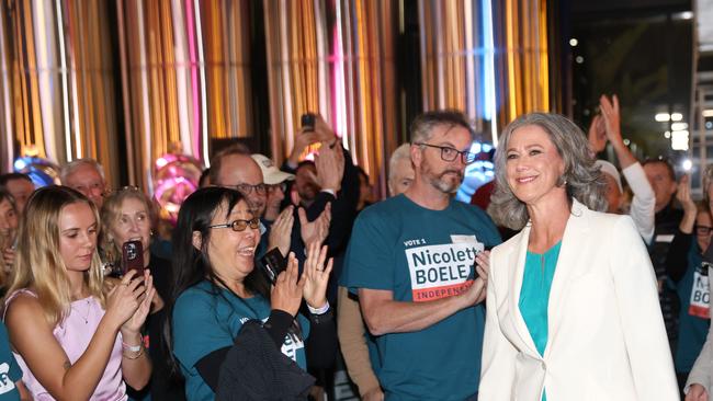 Independent Nicolette Boele mounted a fierce campaign for the second election in a row against the Liberals. Picture: NewsWire / Damian Shaw