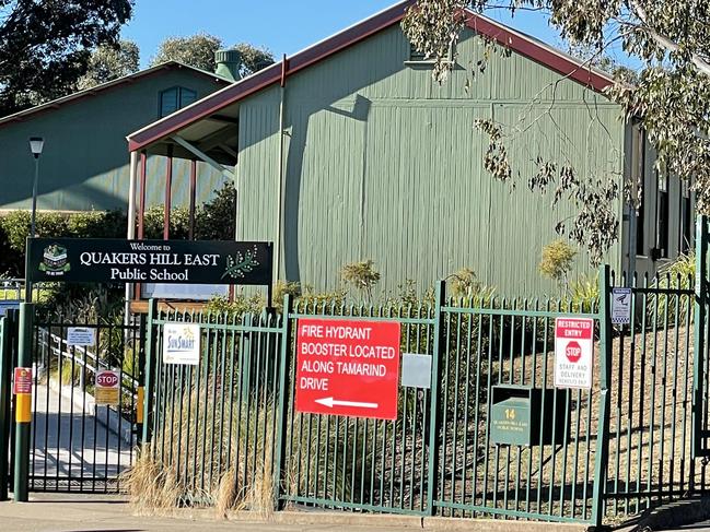 Quakers Hill East Public School. Picture: Ben Talintyre