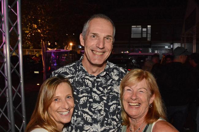 Paula and Phil Copley with Joan Powell at Latino Fever, Sanctuary Cove Theatre. Picture: Regina King