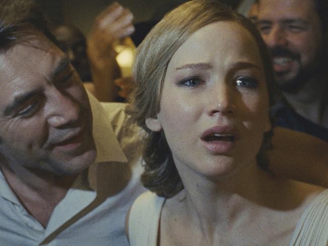 This image released by Paramount Pictures shows Jennifer Lawrence in a scene from "mother!" (Paramount Pictures and Protozoa Pictures via AP)