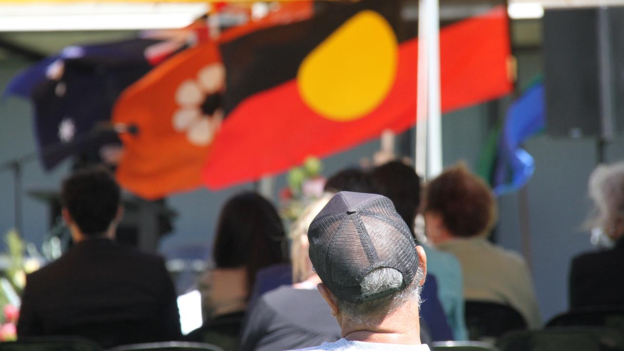 A state memorial was held in Alice Springs at Traeger Park for former Barkly MLA Elliot McAdam on Thursday, September 12, 2024. Picture: Gera Kazakov