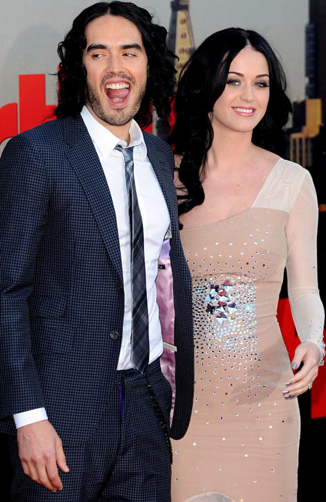 Russell Brand was married to popstar Katy Perry from 2010 to 2012. Picture: Anthony Harve / Getty Images