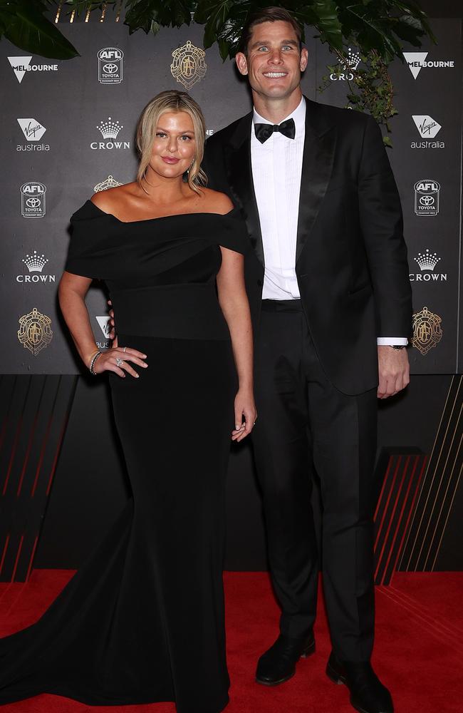 Tom Hawkins and wife Emma. Picture: Mark Stewart