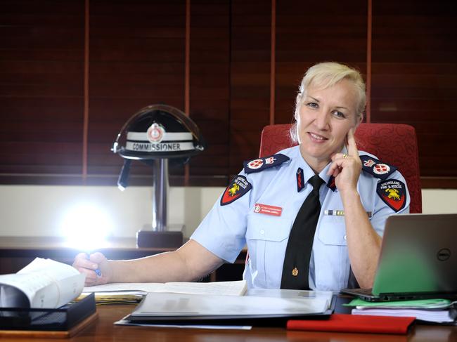 Katarina Carroll as Queensland Fire and Emergency Services Commissioner.